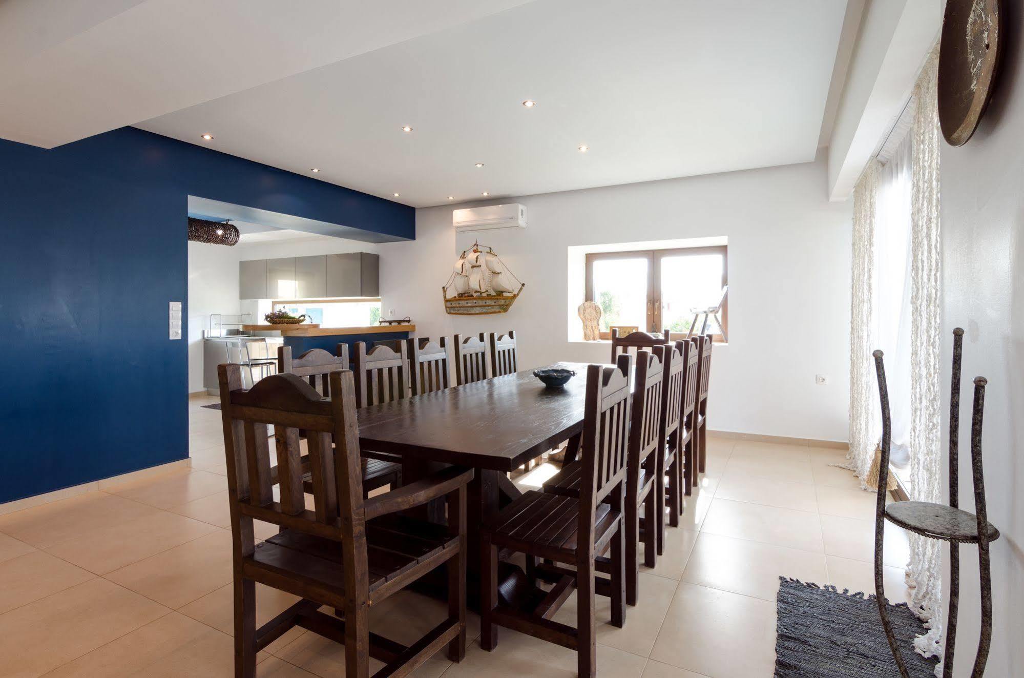 Kimona Villa Seafront Swimming Pool Jacuzzi 6 Bedrooms 21 Pax Kouvohori Villas Crete Kokkini Hani Exterior foto